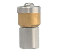 Cpolebev Acero Arandela de PresióN DesagüE Alcantarillado Tubo de Limpieza Jetter Boquilla Rotativa 3 Chorro 1/8 Pulgadas F