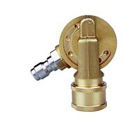 Cpolebev Acoplador Pivotante de 4500 PSI ConexióN RáPida de 1/4 Pulg. para Accesorio de Lavadora una PresióN Adaptador de Limpieza de Canalones 240 Grados 7 Engranajes