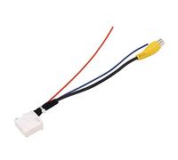 Cpolebev Adaptador de CáMara de VisióN Trasera para AutomóVil de 16 Cable de Estacionamiento de Respaldo de Video NavegacióN DVD de Marcha AtráS Cable Plug para 7Th