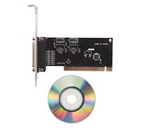 Cpolebev Adaptador De Tarjeta De ExpansiÓN Pci 25Pin Paralela Pci A Paralelo Db25 Impresora Tarjeta Controladora De Puerto
