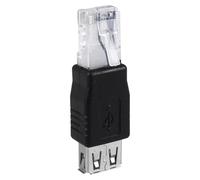 Cpolebev Adaptador de USB A Hembra a Conector Ethernet RJ45 Macho