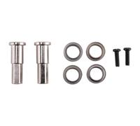 Cpolebev Adaptador Hexagonal de Cubo de Rueda Combinador de Metal de 5 Mm Accesorios de ActualizacióN de Rodamiento para D12 1/10 RC CamióN Coche Piezas