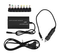 Cpolebev Adaptador PortáTil MultifuncióN Cargador Universal 120W PortáTil Coche Cargador de DC PortáTil Adaptador de AC Potencia Enchufe de la UE
