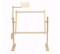 Cpolebev Adjustment Marcos De Madera Maciza De Mesa De Punto De Bordado Soporte De Piso para La Costura Herramientas De Costura Hechas a Mano Punto De Soporte
