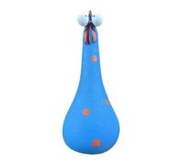Cpolebev Adornos de Pollo de Cuello de Resina para Jardín, Patio, Decoración Al Aire Libre, Estatuas de Gallina Tonta, Figuras de Escritorio de Oficina C