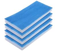 Cpolebev Aficionado al AeróGrafo Juego de Filtros para Cabina de PulverizacióN de AeróGrafo, Filtro de Reemplazo de Cabina de Fibra de Vidrio Compatible para Master, 4 Piezas Azul