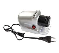 Cpolebev Afilador de Cuchillos EléCtrico, Motorizado AutomáTico, Herramienta de Afilado, Cuchillos Profesionales Que Afilan MultifuncióN. Enchufe Europeo