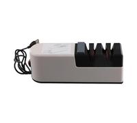Cpolebev Afilador de Cuchillos EléCtrico RáPido USB Afilador Ajustable AutomáTico 3 Etapas para Cuchillos Tijeras Afilador DoméStico