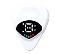 Cpolebev Afinador de Púas para Guitarra, Ukelele, 12 Afinadores Multifunción de Temperamento Igual para Guitarra, Bajo, Ukelele, Violín