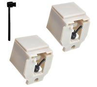 Cpolebev Aguja de Repuesto para Reproductor de ATN3600L, 2 Piezas para Tocadiscos AT-LP60, FonóGrafo, Platenspeler, Reproductor de Discos