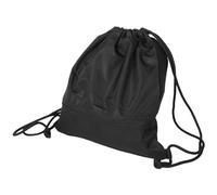 Cpolebev Al Aire Libre Nylon Negro Mochila Ultraligera para Mujer Hombre Bolsa de Baloncesto de Fútbol Cuerda Cordón Caza Senderismo Gimnasio Bolsas de Deporte (Grande)