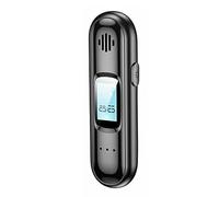 Cpolebev AlcoholíMetro PortáTil Sin Contacto, Recargable, con Pantalla LED, Pantalla Digital, Prueba de Aliento AutomáTica A