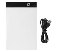 Cpolebev Almohadilla de Luz LED Regulable de Niveles, Tableta, Herramientas, Accesorios, ProteccióN para los Ojos con Bordado de Diamantes TamañO A5