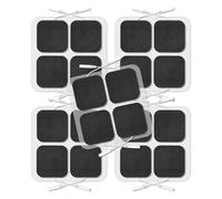 Cpolebev Almohadillas de Repuesto para Unidades TENS, Almohadillas para Unidades TENS de 2x2 Pulgadas, 20 Unidades de Almohadillas de Autoadhesivas Reutilizables