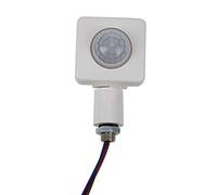 Cpolebev Alta Calidad Automática Pir 85-265V Sensor De Movimiento Infrarrojo Pir De Seguridad Detector De Pared Luz Led Al Aire Libre 160 Grados 10M