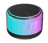 Cpolebev Altavoz Bluetooth Luz Colorida Mini Altavoz Portátil Bluetooth Soporte Transmisión de Voz Altavoz con Efecto de Sonido Envolvente