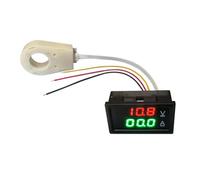 Cpolebev AmperíMetro Hall VoltíMetro DC 0-300V 100A Monitor de BateríA LED Medidor de Voltaje de Corriente Digital 12V 24V 36V 48V 60V Coche