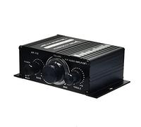 Cpolebev Amplificador de Potencia Radio FM Mini Amplificador 400W HiFi Mini Amplificador de Potencia de Audio HiFi Amplificador de Audio Ak170 Amplificador de Audio