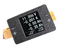 Cpolebev Analizador de Corriente de Voltaje CC Bidireccional de 25 A y 0 A 150 V, Comprobador de Carga y Descarga de Cargador RC, Medidor de Vatios