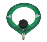 Cpolebev Antena FM Tipo Donut de 75 M A 135 MHz, Interfaz SMA Macho, Mini Antena de Bucle