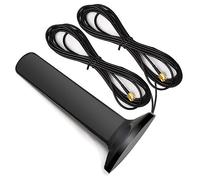 Cpolebev Antena gsm 4G 5G 600-6000MHz 12DBi Antena de Base MagnéTica Omni de Alta Ganancia para CPE (SMA Macho)