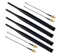 Cpolebev Antena Lora de 915MHz 5dBi SMA Macho 195 mm + Cable A SMA Hembra para Meshtastic ESP32 Lora 32 V3 -AB02S (Paquete de 4)