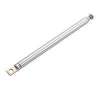 Cpolebev Antena Telescopica Remoto 307mm 12" 5 Secciones para FM Radio TV