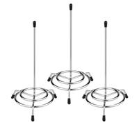 Cpolebev ApuñAlador de Boletos para Restaurante, Soporte de Recibos de Boletos de 3 Piezas, de Pedidos de Husillo para Empresas, Cocina, Oficina