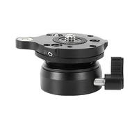 Cpolebev Asiento de Ajuste Horizontal Multifuncional Universal Cabezal PanoráMico TríPode CáMara DSLR Mesa de Ajuste Base de, B