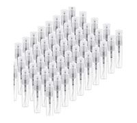 Cpolebev Atomizador de Perfume Desechable de 50 Piezas, Botella de de PláStico Transparente Botella de de Fragancia PortáTil - 3 Ml