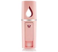 Cpolebev Atomizador Nano PortáTil Mini Vaporizador Extensiones de PestañAs AtomizacióN con Espejo Rosa