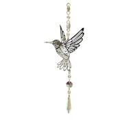 Cpolebev Atrapasueños de Cristal Brid de Color Plateado, Decoración Colgante, Fabricante de Arcoíris, Decoración de Habitación, Atrapasueños, Decoración de Habitación Estética
