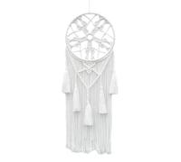 Cpolebev AtrapasueñOs de Macramé para Dormitorio, AtrapasueñOs para Adultos, DecoracióN de Pared, Colgante de Pared Bohemio Grande con DecoracióN de Hojas Tejidas