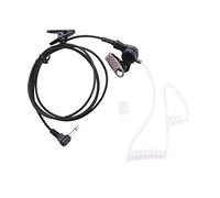 Cpolebev Auricular de Tubo acustico Flexible Transparente Solo Escuchar Derecho Auricular de 3,5 mm Auriculares Mono Jack para Walkie-Talkie