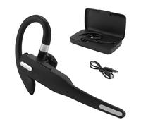 Cpolebev Auriculares Bluetooth MicróFono Dual CancelacióN de Ruido V5.0 Auriculares Bluetooth Auriculares para Controladores Oficina de la MáQuina