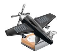 Cpolebev AvióN Giratorio con EnergíA Solar DecoracióN de Aviones de Escritorio DecoracióN de Interiores DecoracióN de AutomóViles Regalo de CumpleañOs para NiñOs,A