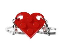 Cpolebev B-Brick de CorazóN de Pareja A Juego para, Novia, Regalos de Amigos del DíA de San ValentíN