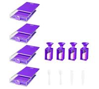 Cpolebev Bandejas Apilables para Arte con Diamantes Trabricks, Paquete de 12, con Tapas, Kits de Arte para Pintar con Diamantes para Adultos, para Manualidades de Bricolaje B