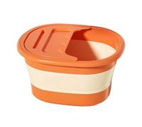 Cpolebev BañEra para Remojo de Pies, BañO de Pies Plegable, BañO para Pies con Masajeador de Pies para Ayudar una Dormir, Spa para Pies, BañEra para Remojo de Pies para Calmar la Naranja