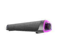 Cpolebev Barra de Altavoz para Computadora 4D, Sonido Estéreo, Subwoofer, Altavoz Bluetooth para, Portátil, Notebook, PC, Reproductor de Música (Negro)