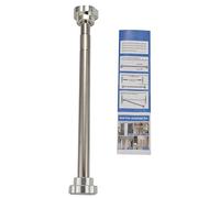 Cpolebev Barra de Cortina de Ducha de Acero Inoxidable con Poste de Secado de Ropa Extensible Varilla de TensióN de Resorte RetráCtil para BañO 40-55Cm