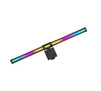 Cpolebev Barra de Luz LED RGB para Pantalla de PC, Ideal para Juegos, Lectura, Mesa, Lámpara de RGB, Color Negro.