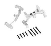 Cpolebev Base de Varilla de TraccióN de Metal Eje del Asiento Arriba Montaje del Soporte del Servo para C14 C24 C14K C24K 1/16 RC Piezas de Mejora de CamióN de Coche, Plata