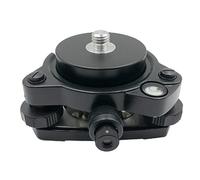 Cpolebev Base Nivelante con Plomada óPtica y Soporte Adaptador de Base Nivelante GPS con Tornillo Giratorio de Montaje de 5/8 Pulgadas X 11 para EstacióN Total GPS GNSS B
