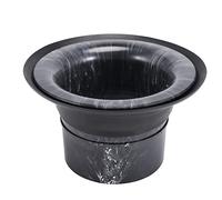 Cpolebev Bass Drum Enhancer Port Insert Enhancement Hole Protector Amplificador Kick Booster con Pegatina de ProteccióN B