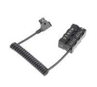 Cpolebev BateríA Simulada D-Tap una NP-F550 para BateríA NP-F550/F750/F970 BateríA Simulada de Doble Cara Adaptador de Corriente para Monitor/CáMara