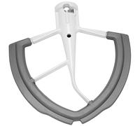 Cpolebev Batidor de Borde Flexible para Batidora con Soporte de Elevación de Tazón de Ayuda de Cocina - para Mezclar Masa de 6 Cuartos con Bordes de Silicona Flexibles