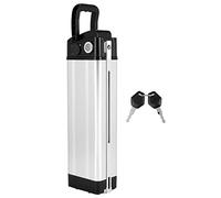 Cpolebev Bicicleta EléCtrica 36V / 48V Caja de BateríA de Gran Capacidad 18650 Caja de Soporte Accesorios para Bicicleta EléCtrica Cabeza de CC