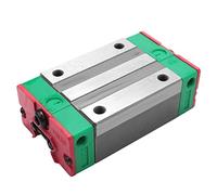 Cpolebev Bloque de guía de carril lineal de acero HGH20CA de 20 mm para equipos de fabricación de piezas de máquinas CNC