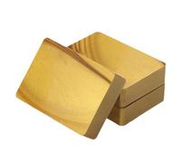 Cpolebev Bloques de para Sellar : para Embotellado Resistente y Versátil para Vino, 4 Pepitas de de 0,5 LB con Cinta de PTFE, Dorado